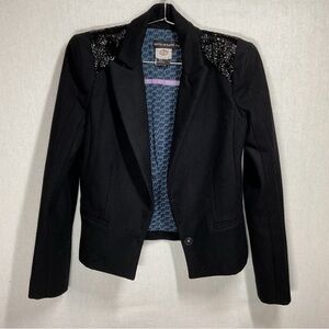 Antik Batik Wool Sequin Blazer Jacket in XS